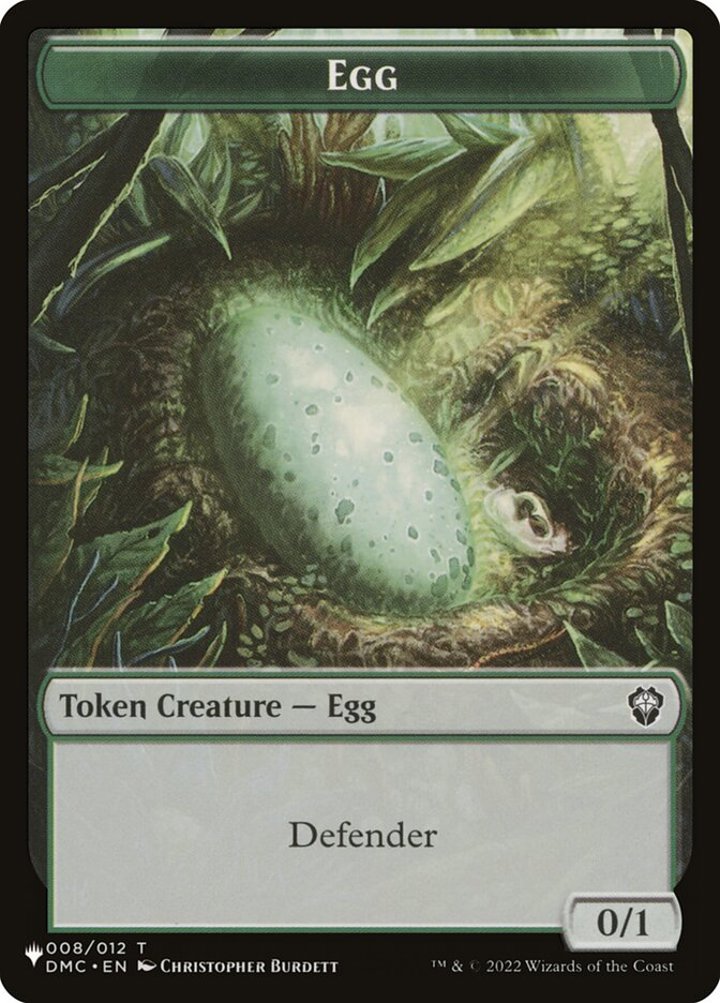 Treasure Token // Egg Token (G 0/1)