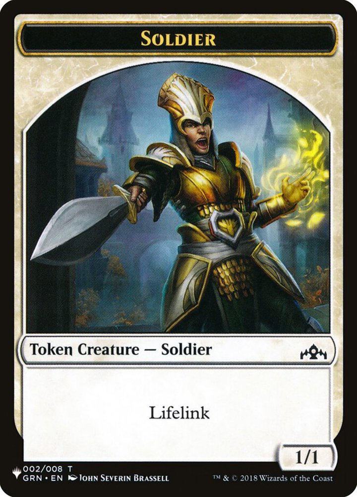 Angel Token (W 3/3) // Soldier Token (W 1/1 Lifelink)
