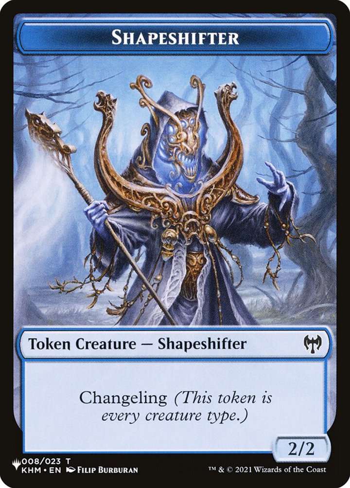 Spirit Token (C 1/1) // Shapeshifter Token (U 2/2) (V.1)