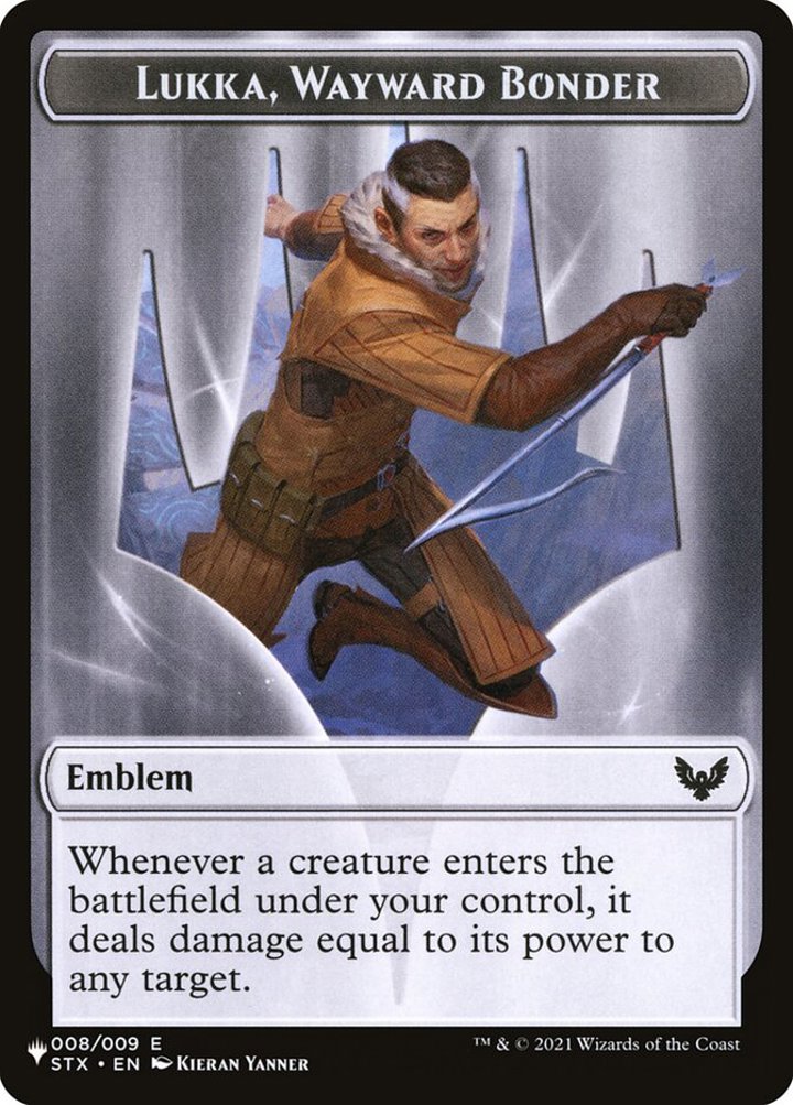 Pest Token (BG 1/1) // Lukka, Wayward Bonder Emblem