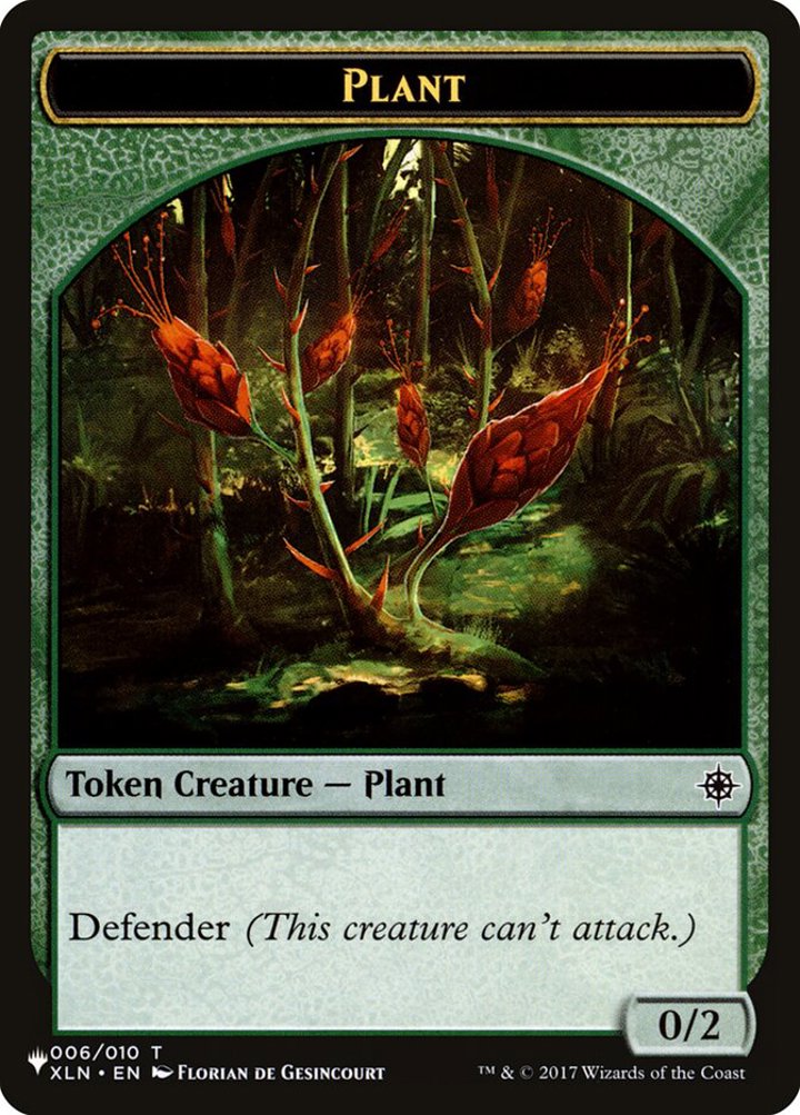 Plant Token (G 0/2) // Chandra, Roaring Flame Emblem