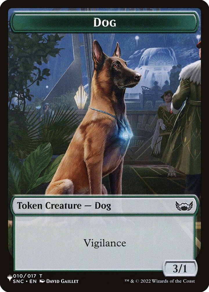 Dog Token (G 3/1) // Cat Token (W 2/2)