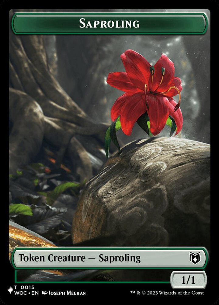 Saproling Token (G 1/1) // Ape Token (G 3/3)