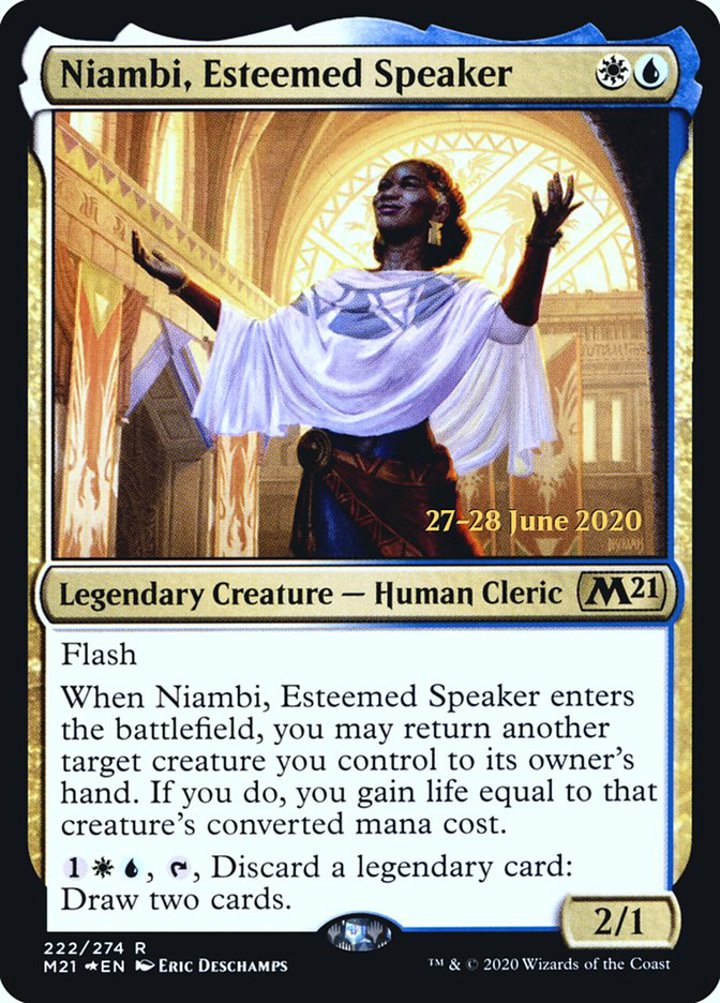 Niambi, Esteemed Speaker (V.2)