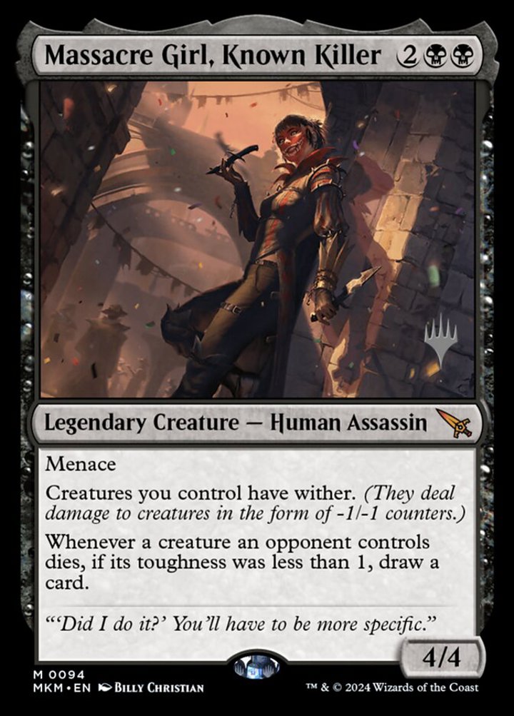 Massacre Girl, Known Killer (V.2)