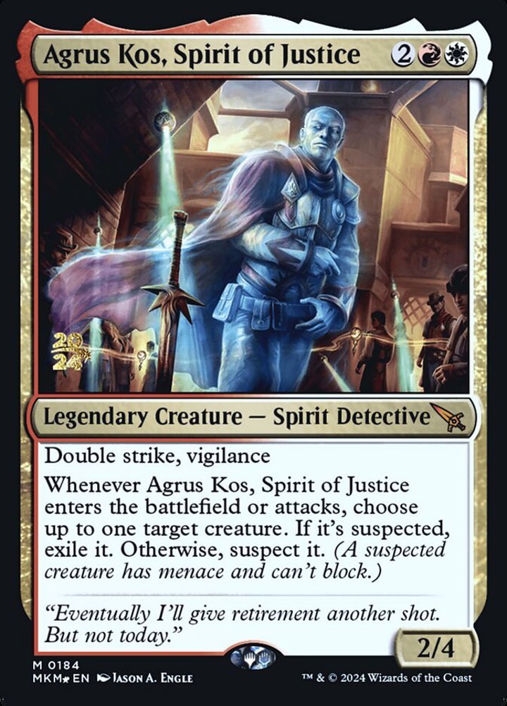 Agrus Kos, Spirit of Justice (V.1)