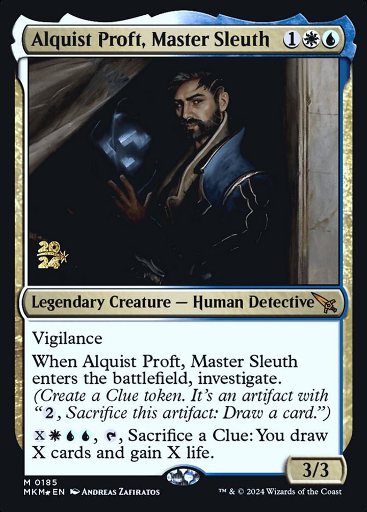 Alquist Proft, Master Sleuth (V.1)