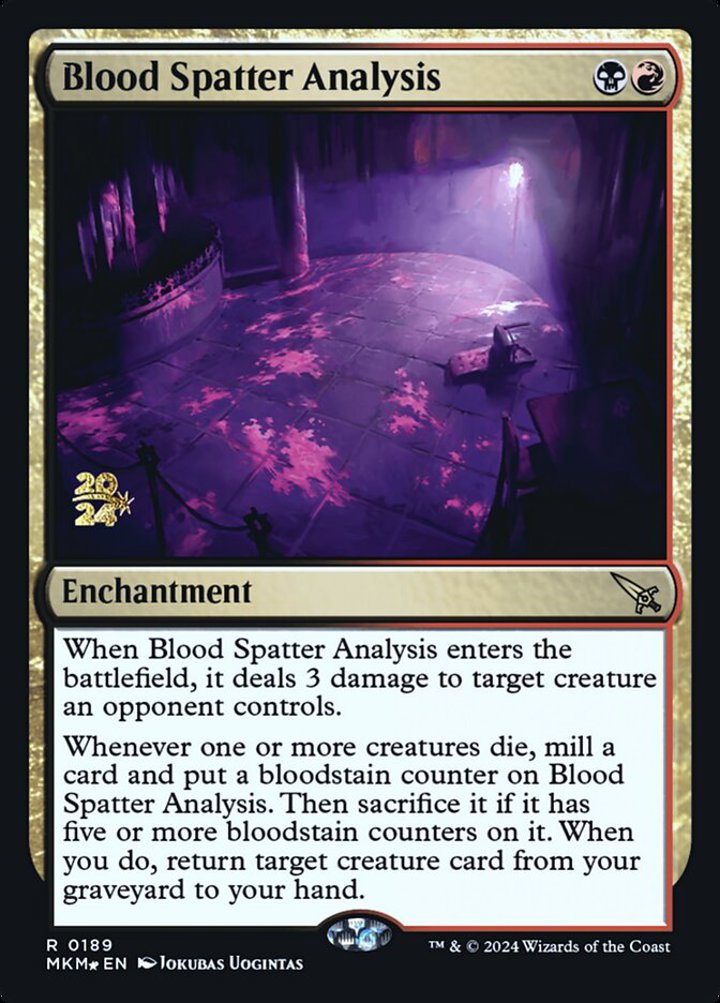 Blood Spatter Analysis (V.1)