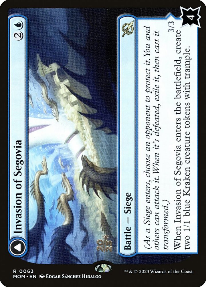 Invasion of Segovia // Caetus, Sea Tyrant of Segovia (V.1)