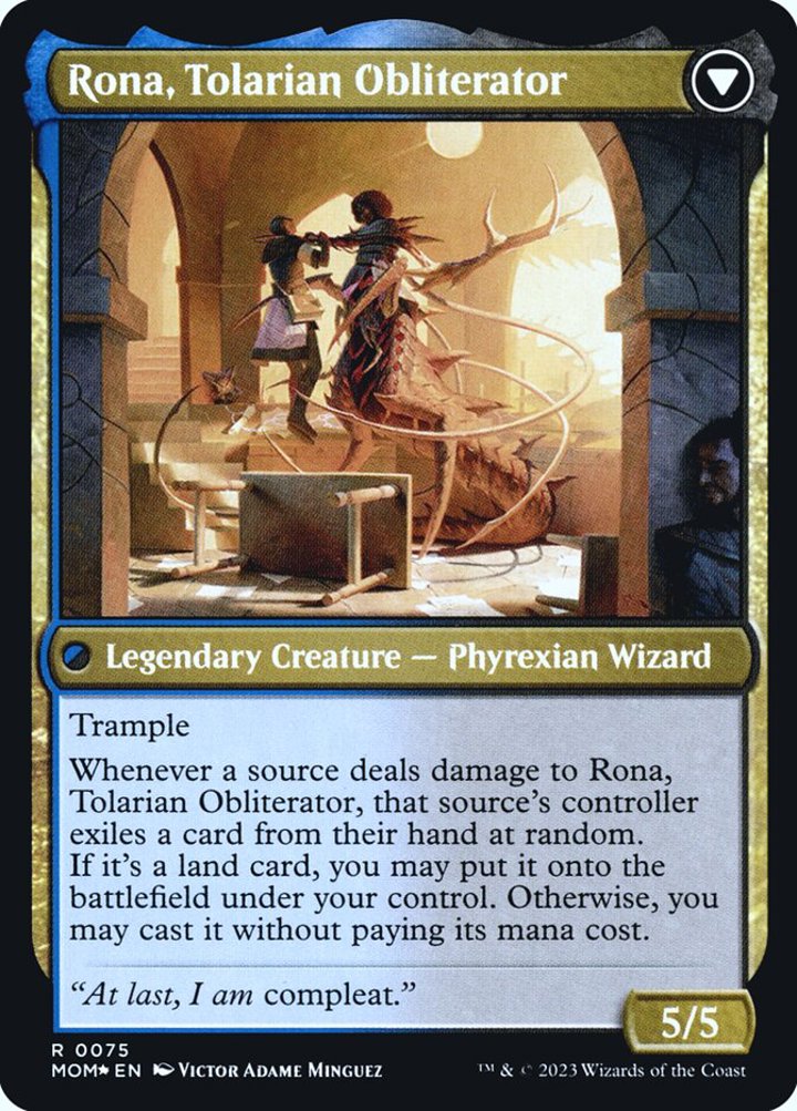Rona, Herald of Invasion // Rona, Tolarian Obliterator (V.1)