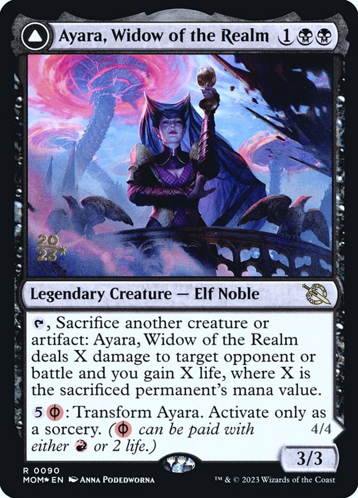 Ayara, Widow of the Realm // Ayara, Furnace Queen (V.1)