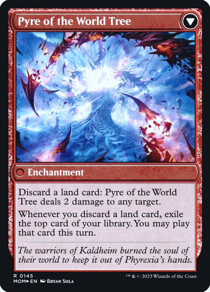 Invasion of Kaldheim // Pyre of the World Tree (V.1)