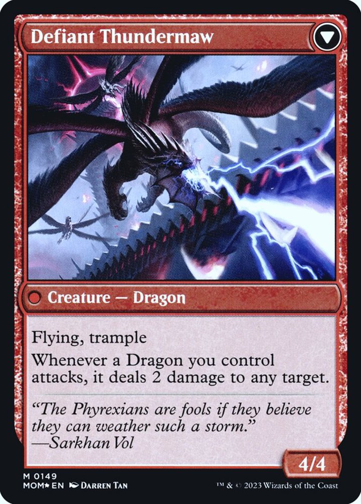 Invasion of Tarkir // Defiant Thundermaw (V.1)