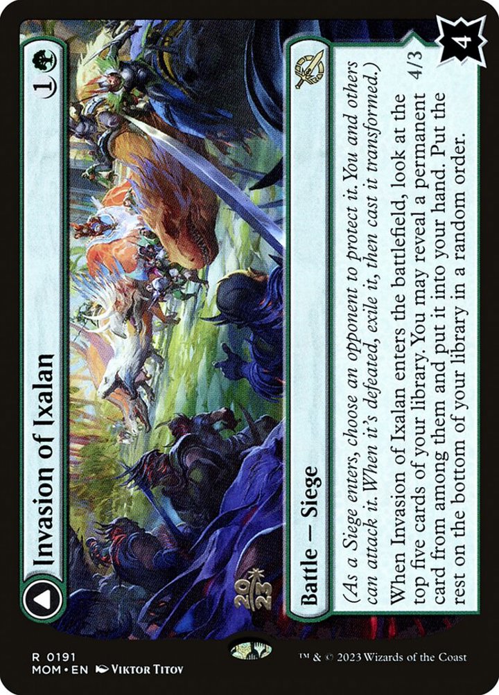Invasion of Ixalan // Belligerent Regisaur (V.1)