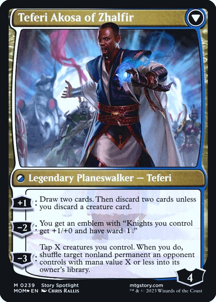 Invasion of New Phyrexia // Teferi Akosa of Zhalfir (V.1)