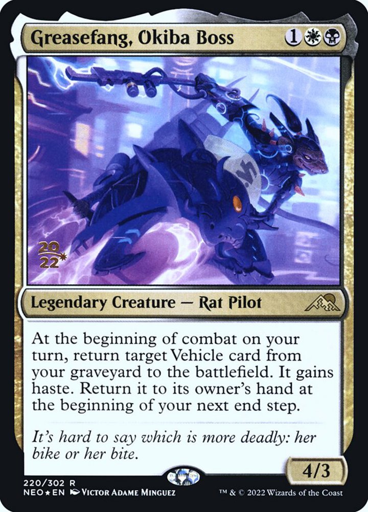 Greasefang, Okiba Boss (V.1)