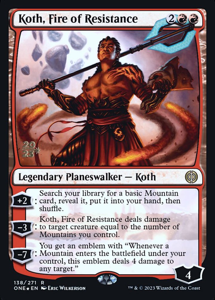 Koth, Fire of Resistance (V.1)