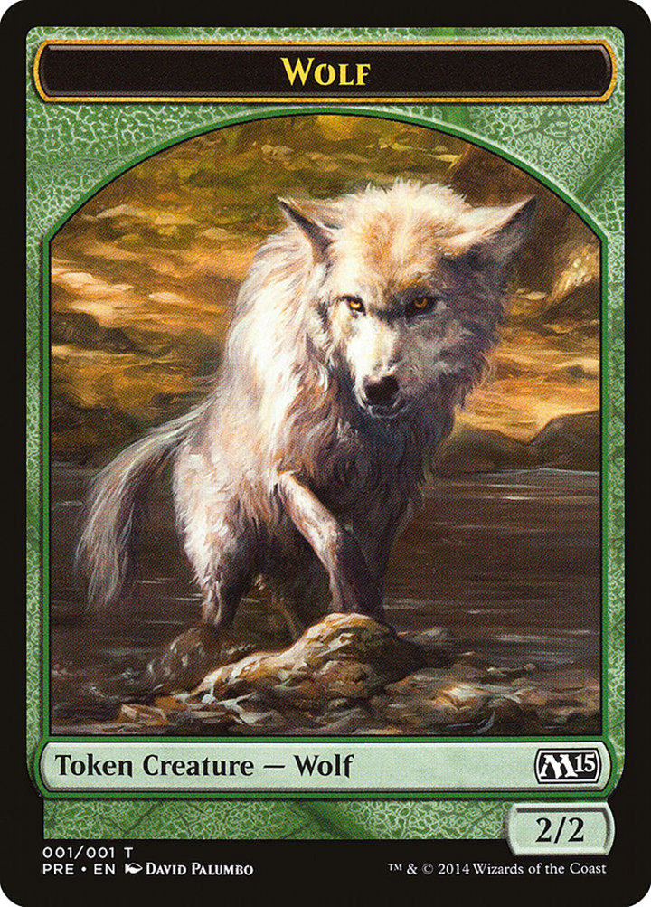 Wolf Token (Green 2/2)