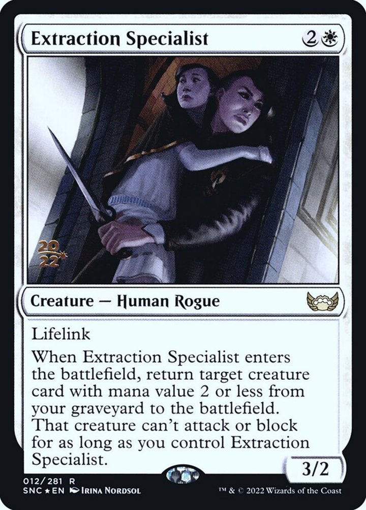 Extraction Specialist (V.1)