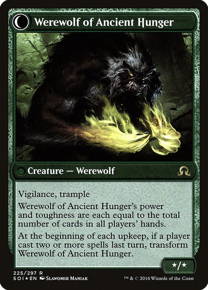 Sage of Ancient Lore / Werewolf of Ancient Hunger