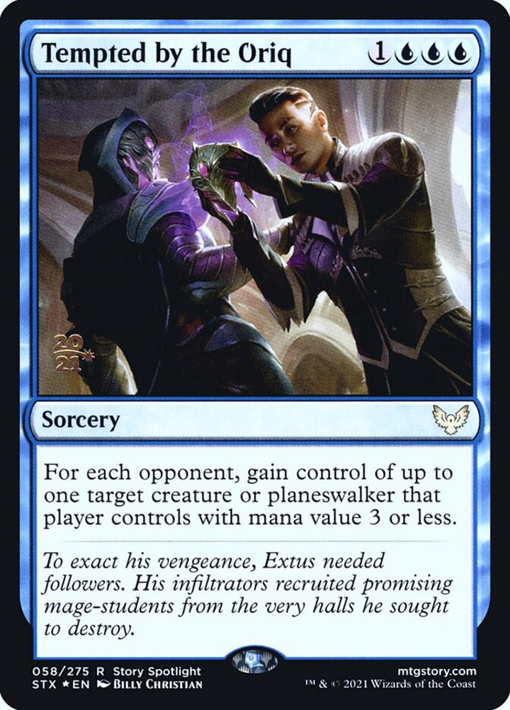 Tempted by the Oriq (V.1)
