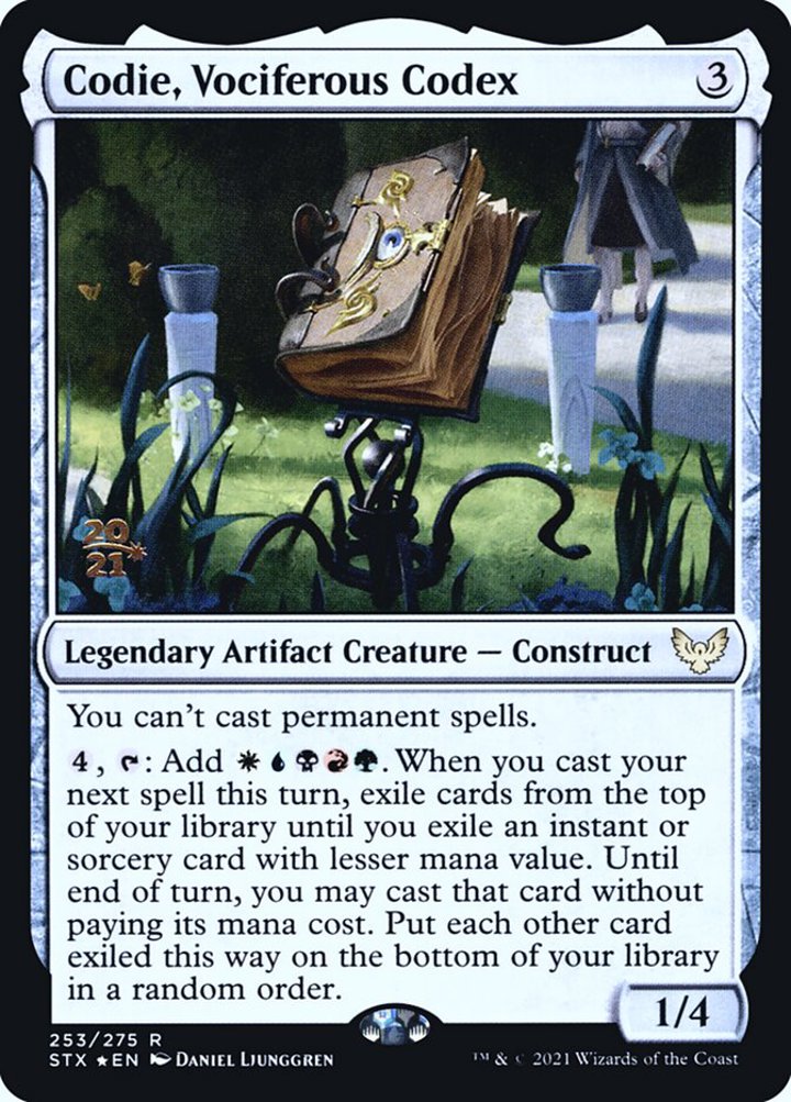 Codie, Vociferous Codex (V.1)