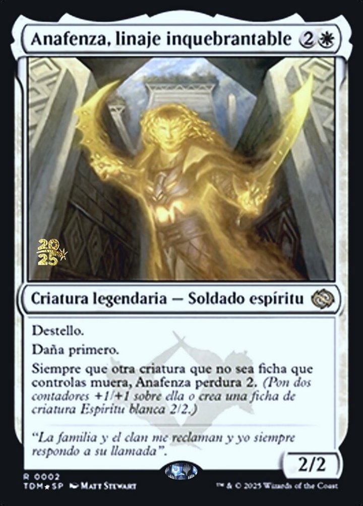 Anafenza, Unyielding Lineage (V.1)