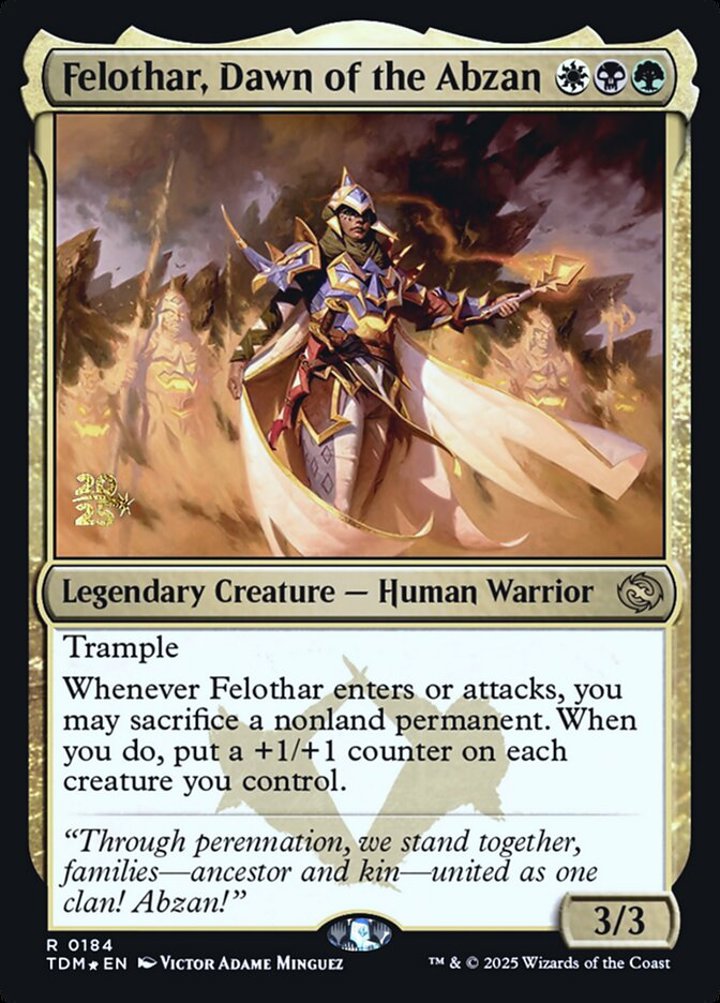 Felothar, Dawn of the Abzan (V.1)