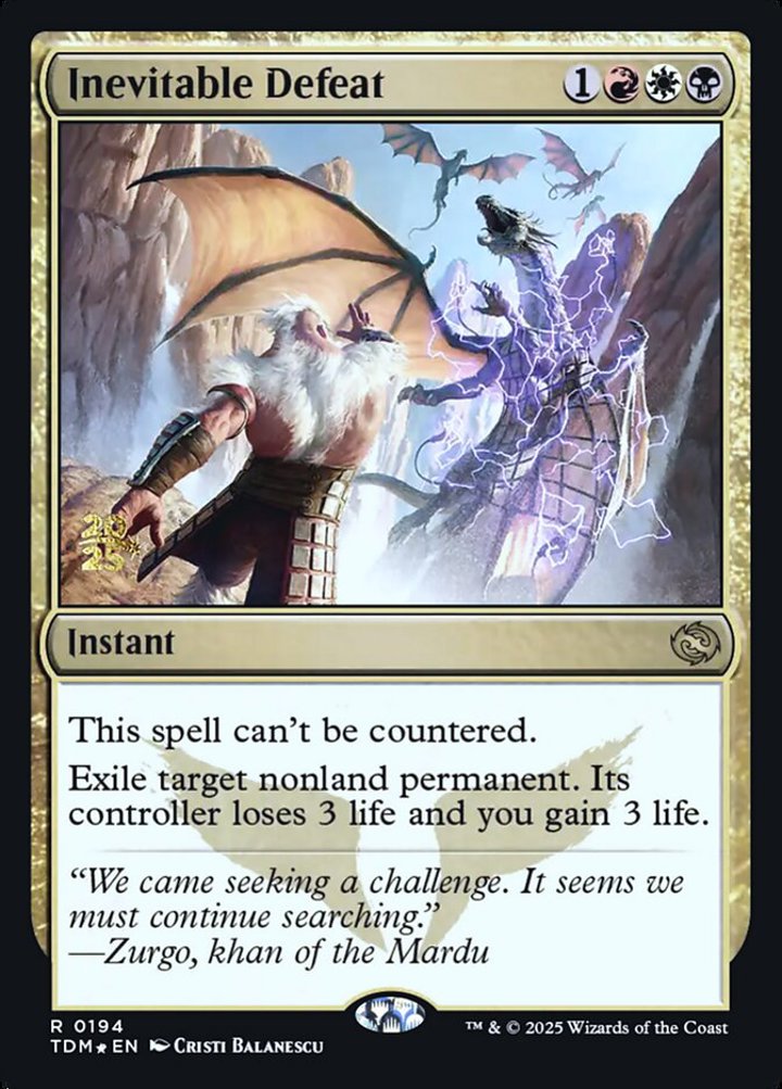 Inevitable Defeat (V.1)