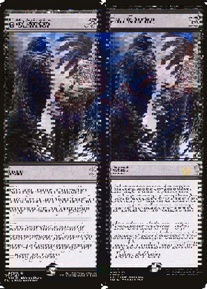 Eat to Extinction (V.1)