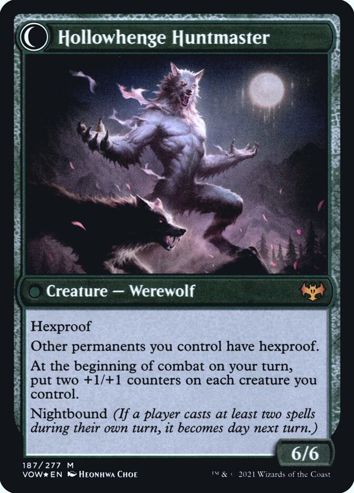 Avabruck Caretaker // Hollowhenge Huntmaster (V.1)