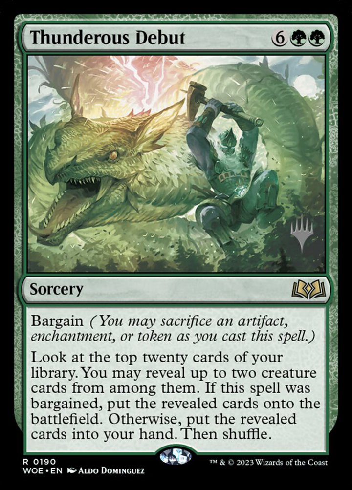Thunderous Debut (V.2)