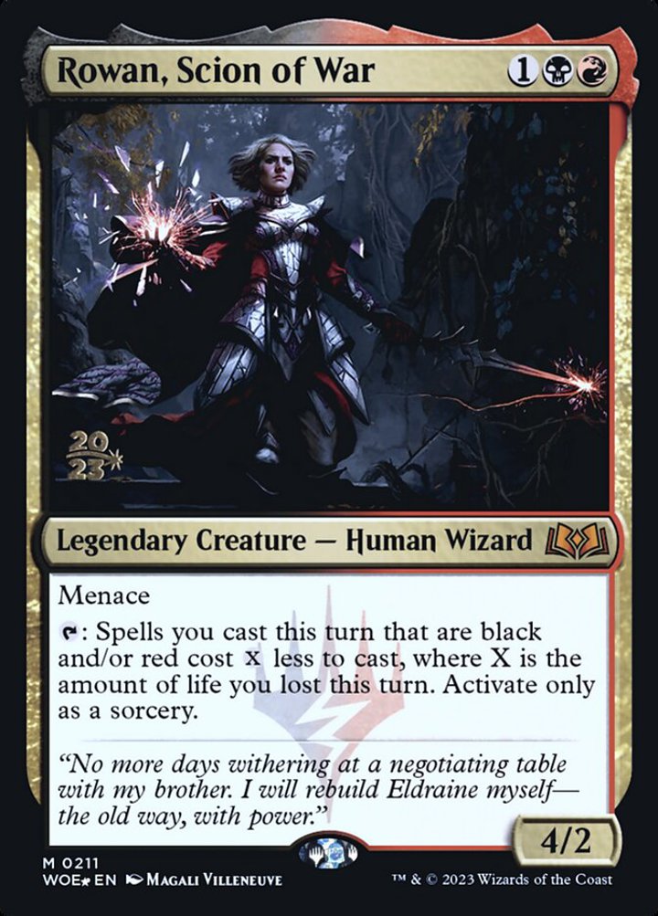 Rowan, Scion of War (V.1)