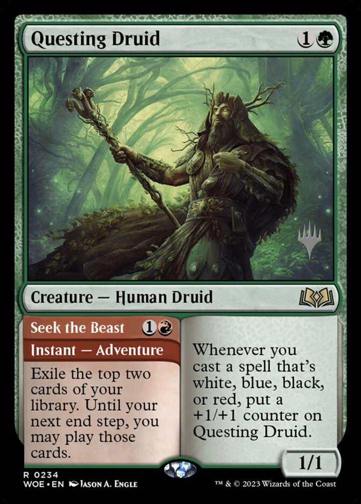 Questing Druid // Seek the Beast (V.2)