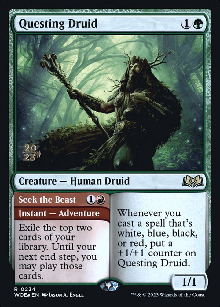 Questing Druid // Seek the Beast (V.1)