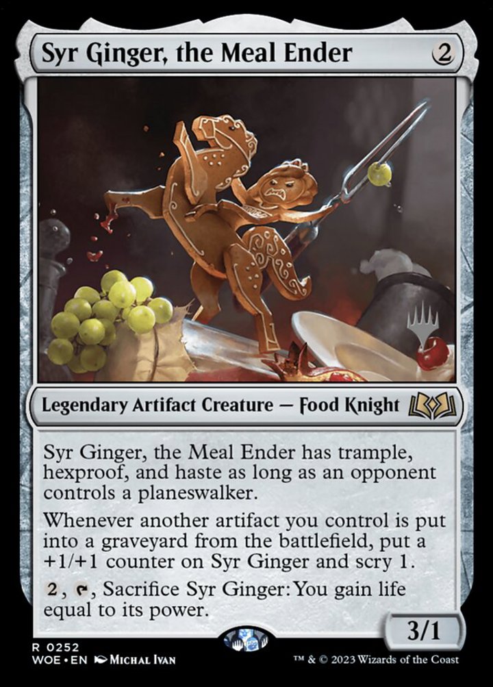 Syr Ginger, the Meal Ender (V.2)