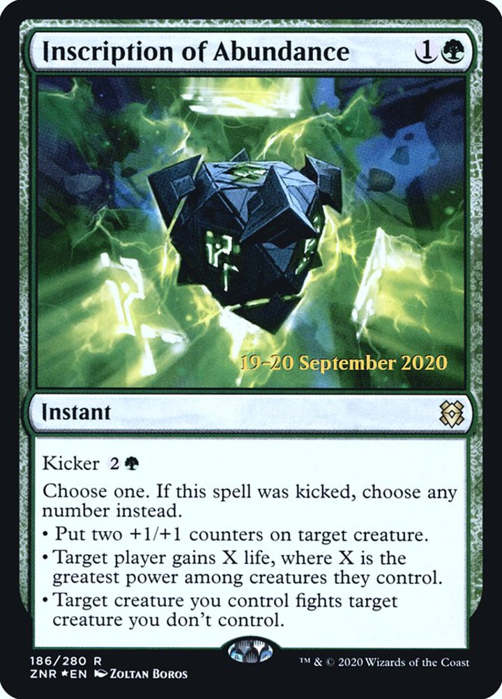 Inscription of Abundance (V.2)