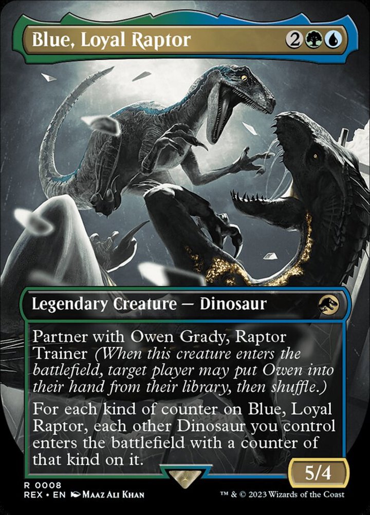 Blue, Loyal Raptor (V.1)