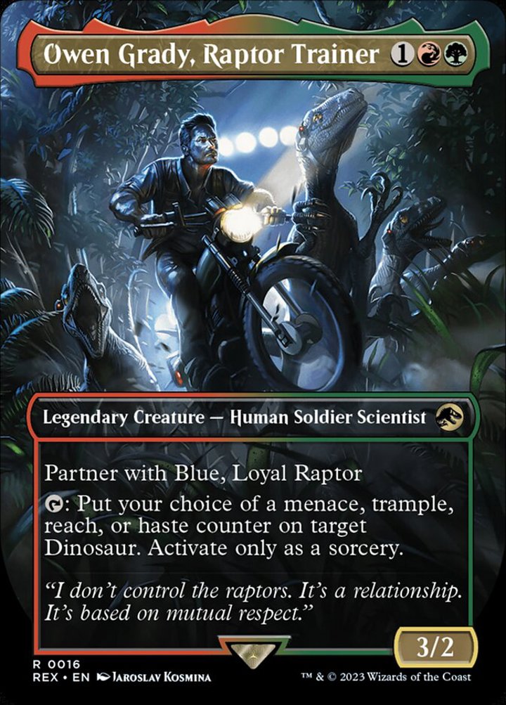 Owen Grady, Raptor Trainer (V.1)