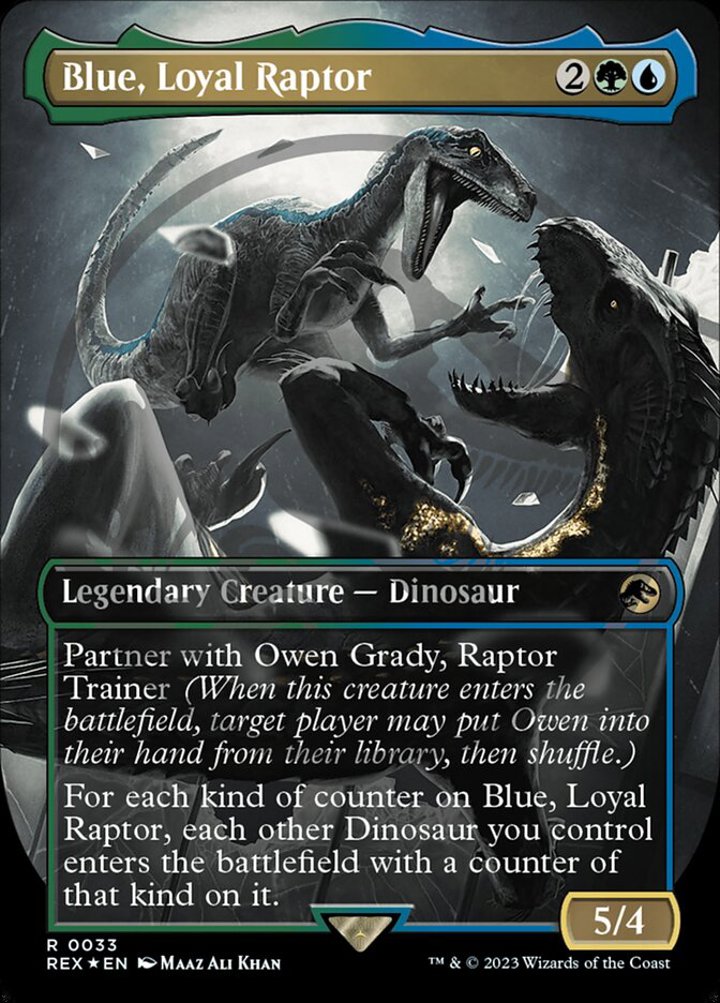 Blue, Loyal Raptor (V.2)