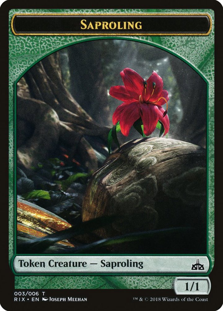 Saproling Token (Green 1/1)