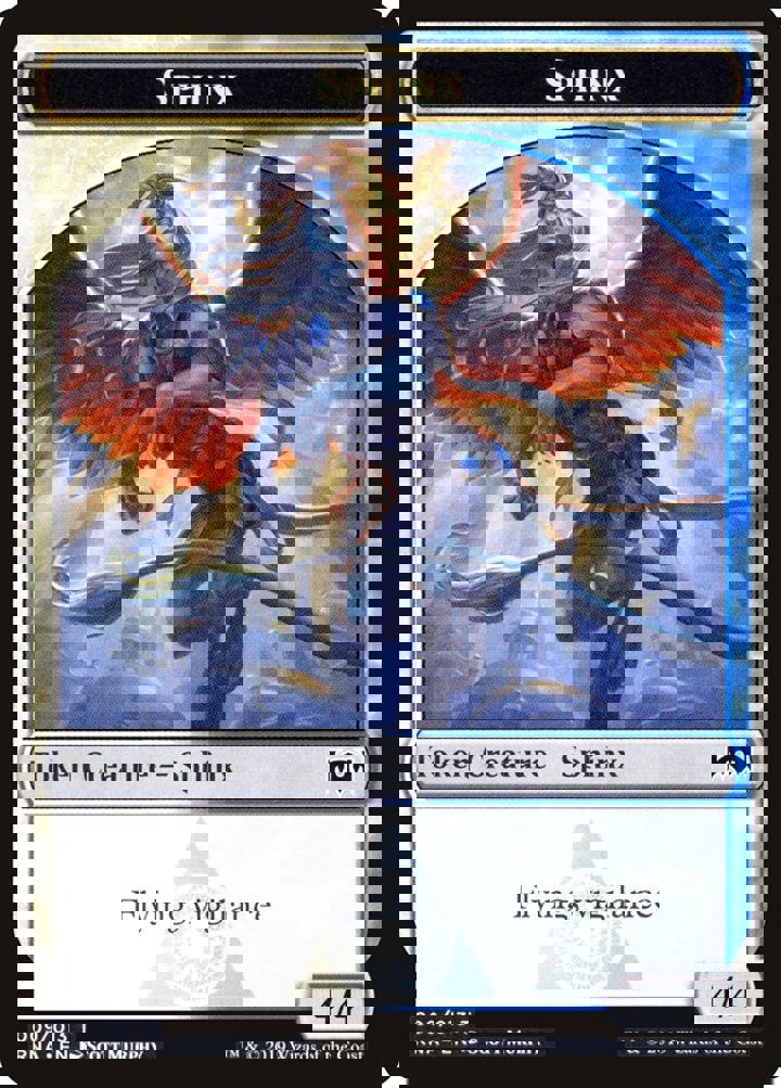 Sphinx Token (White and Blue 4/4)