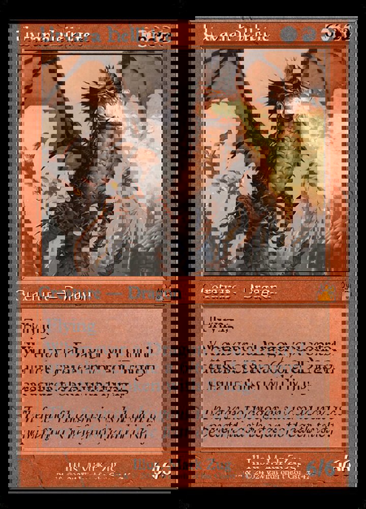 Utvara Hellkite (V.1) Single: Magic: The Gathering Ravnica Remastered: Extras Einzelkarte