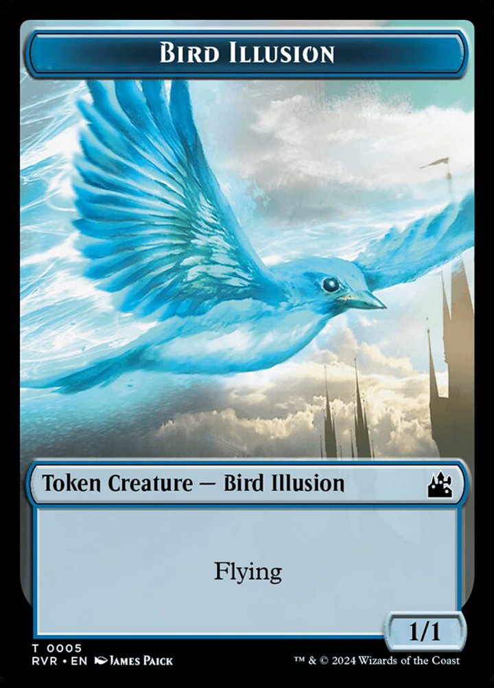 Bird Illusion Token (Blue 1/1)