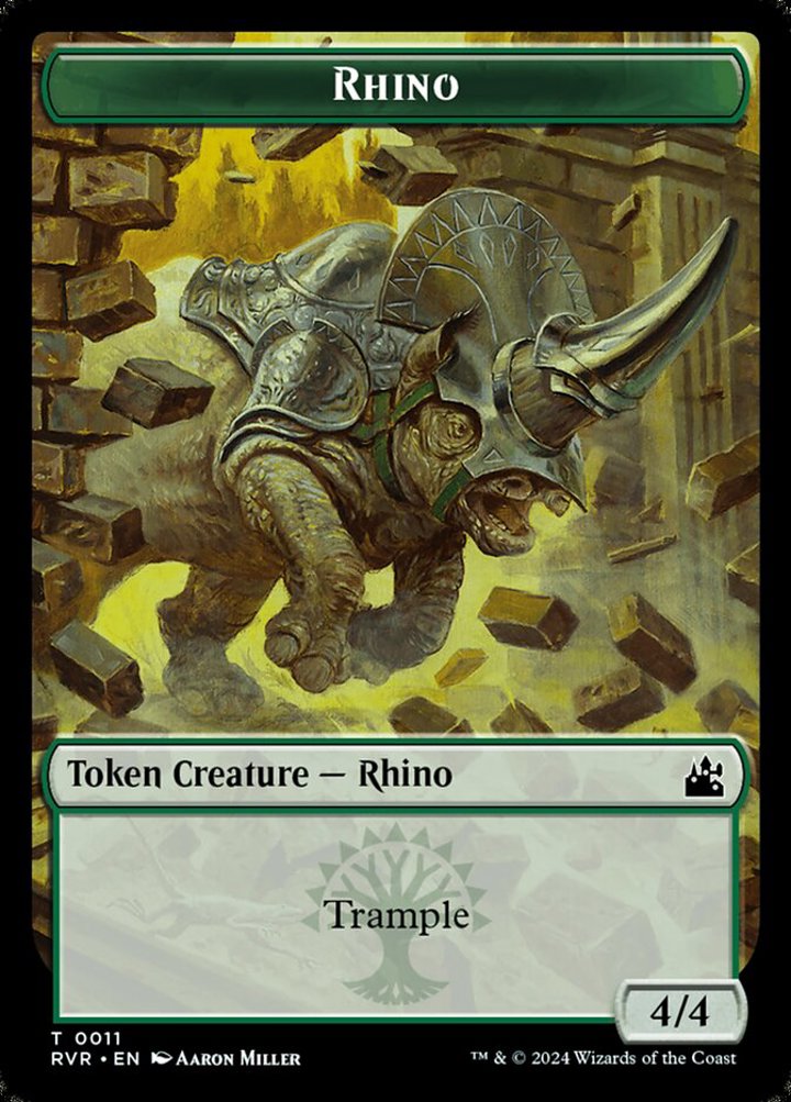 Rhino Token (Green 4/4)