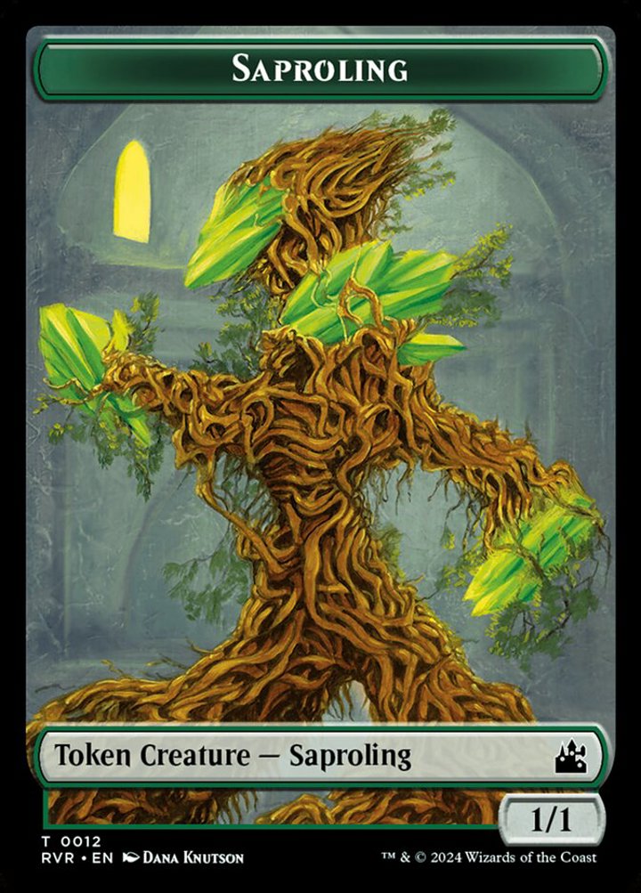 Saproling Token (Green 1/1)