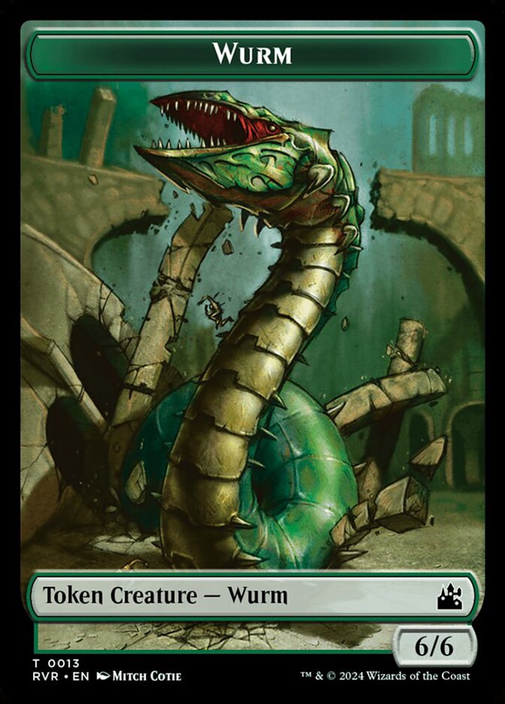 Wurm Token (Green 6/6)