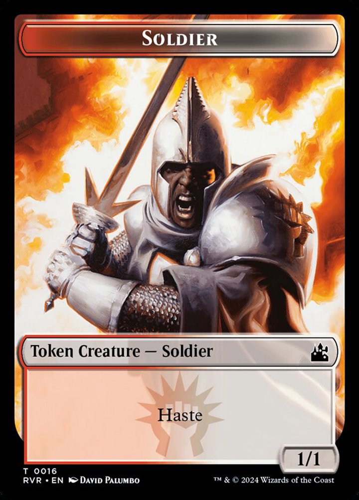 Soldier Token (Red and White 1/1)