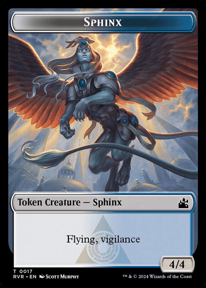 Sphinx Token (White and Blue 4/4)