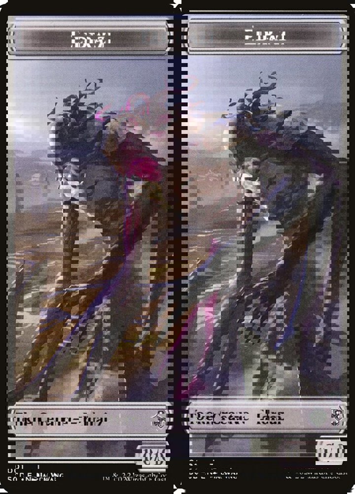 Eldrazi Token (C 10/10) // Soldier Token (W 1/1 Lifelink)